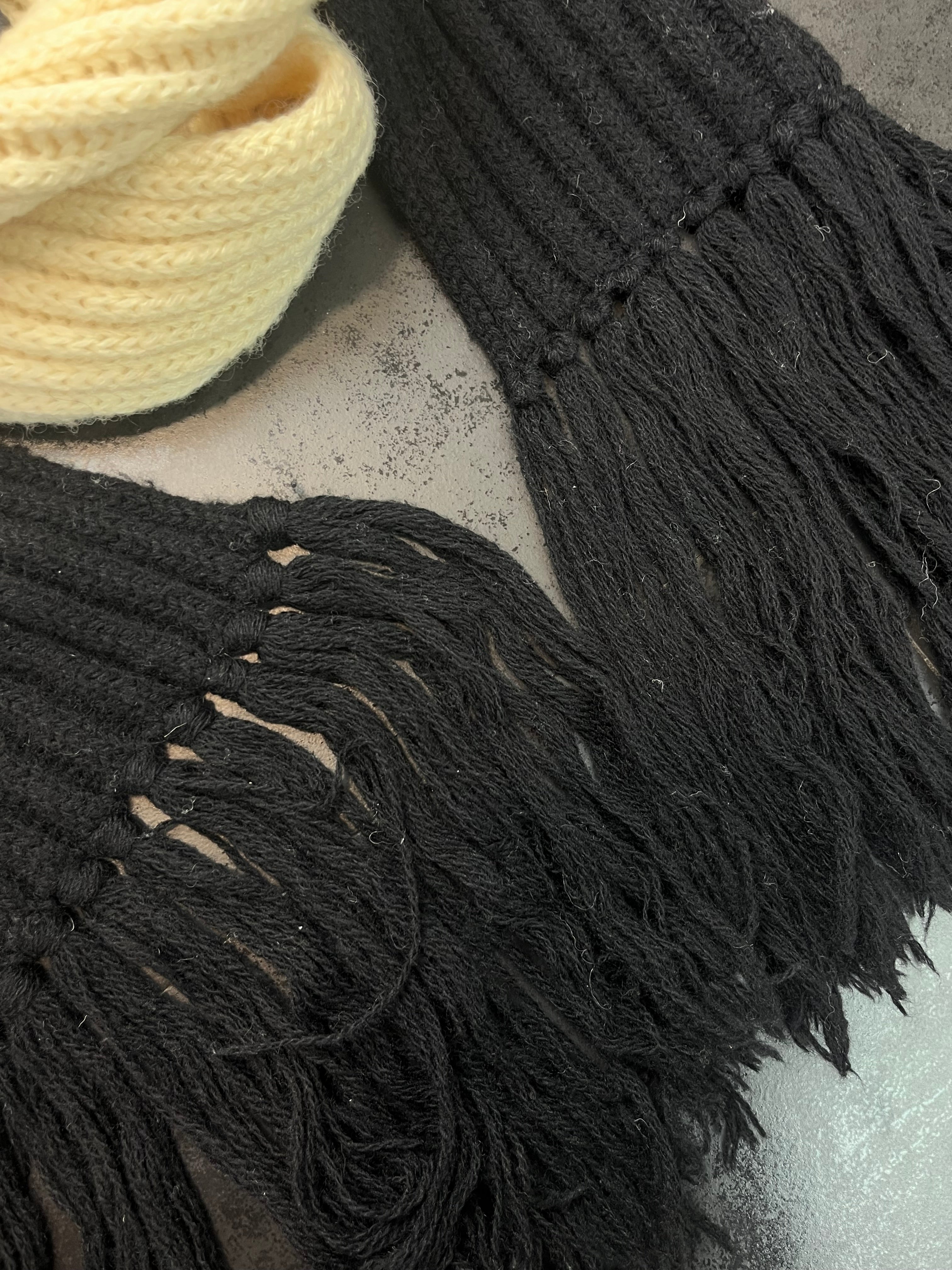 AW06 Dior "These Grey Days" Extra Long Wool Scarf