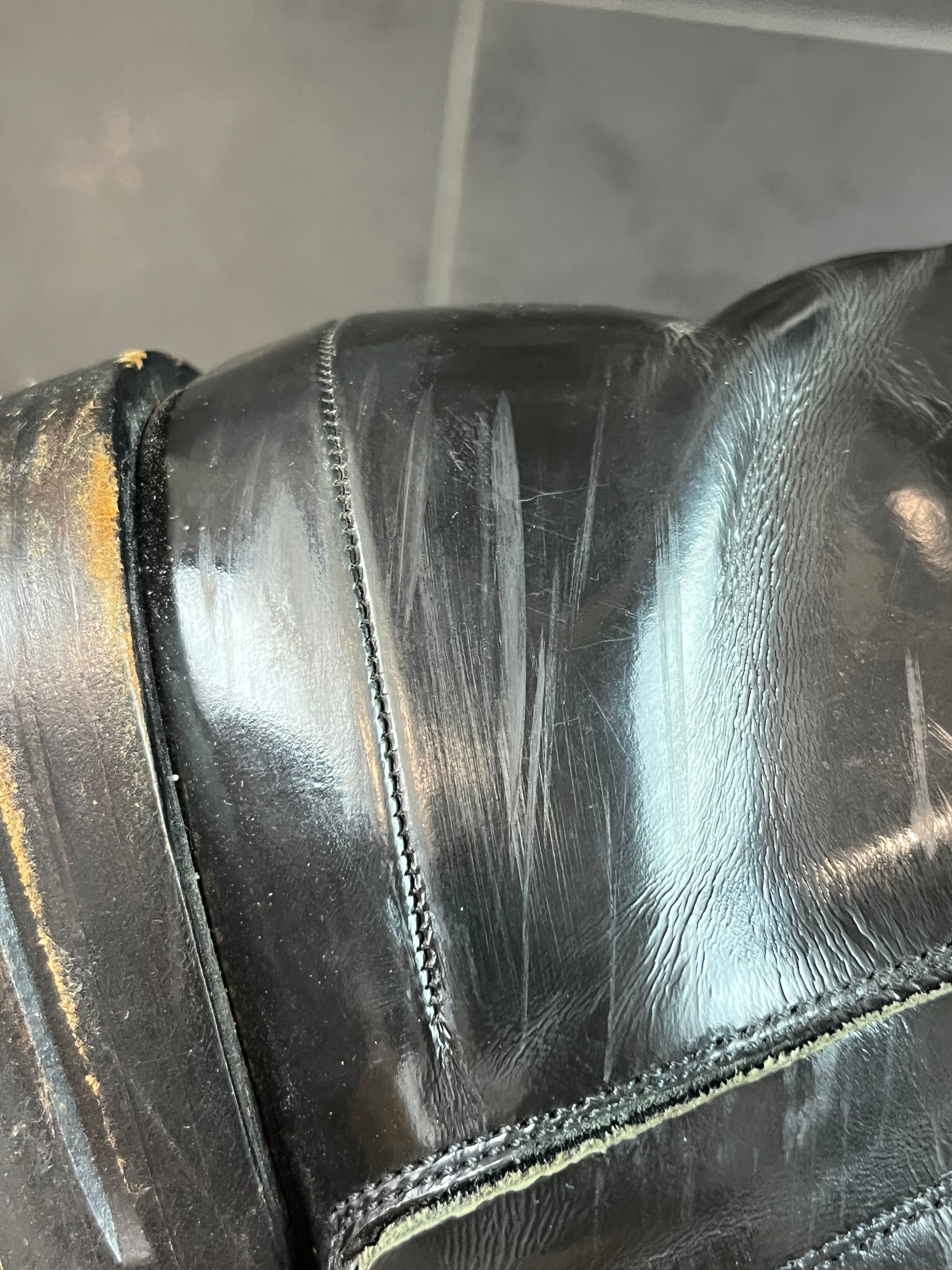 AW03 Dior “Luster” Patent Leather Black Boots