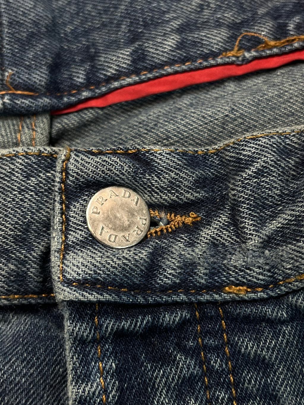 2006 Prada Chainmail Bootcut Denim