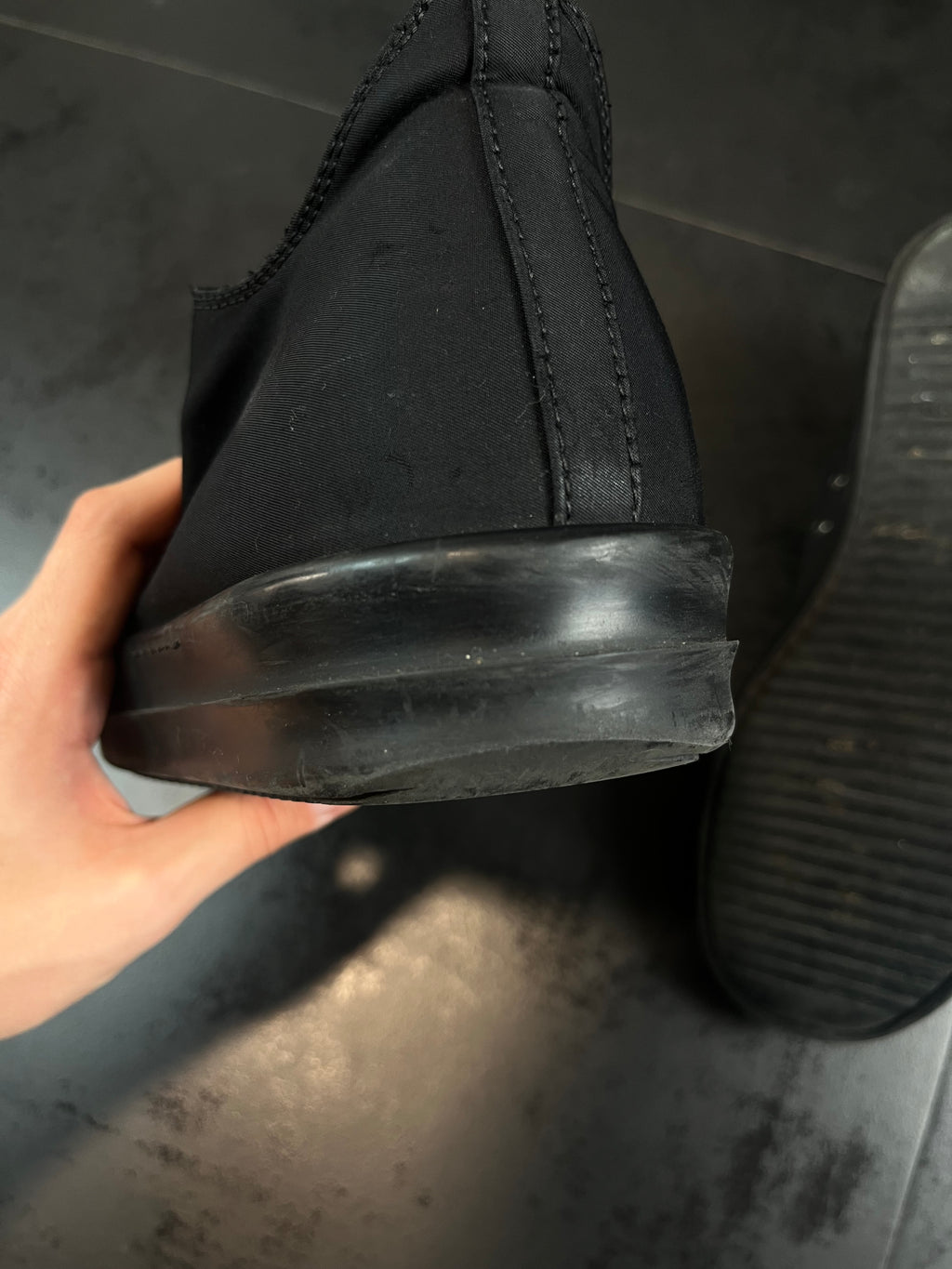 Rick Owens Drkshdw Ramones Triple Black Low