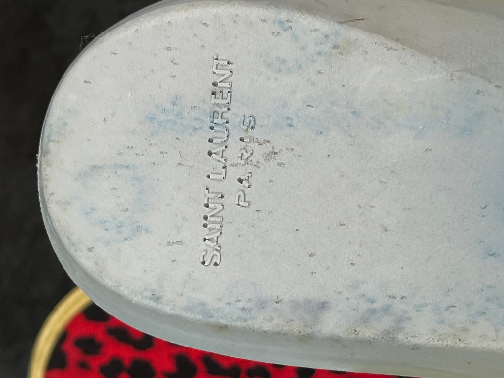 Saint Laurent Paris “Babycat” Slip Ons By Hedi Slimane