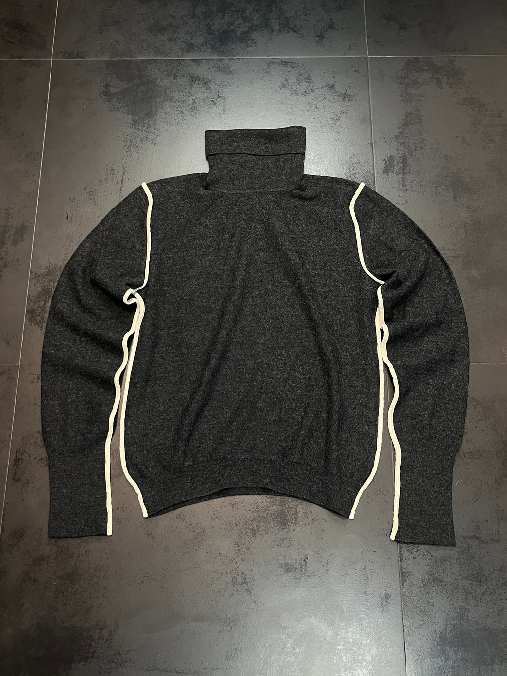 Dior Turtleneck Wool Sweater By Kris Van Assche