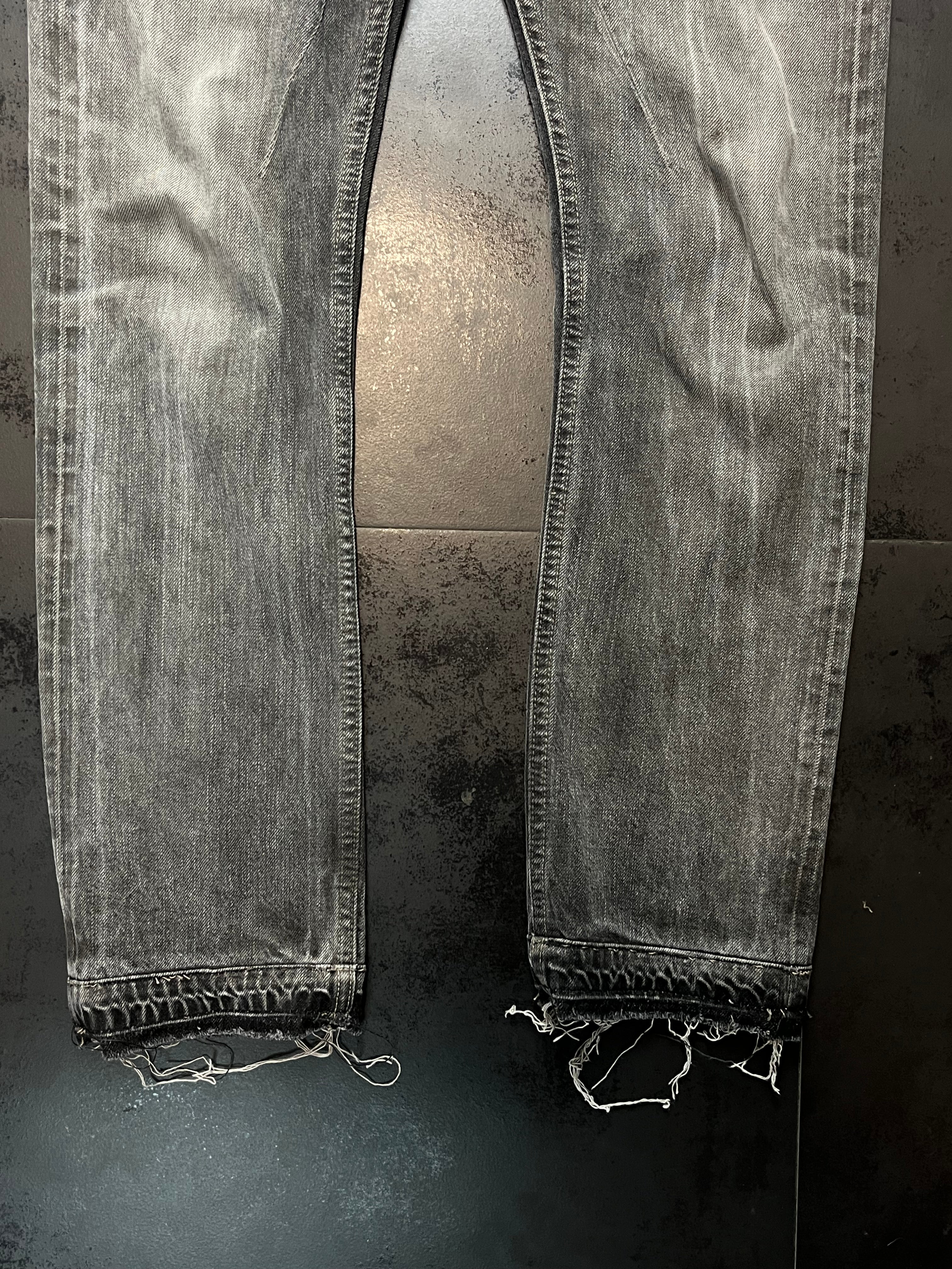 FW15 Rick Owens Drkshdw "Detroit" Overdyed Denim