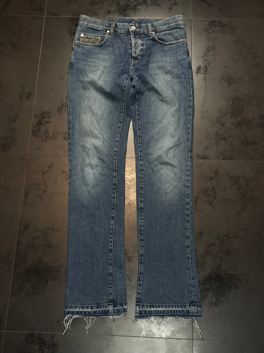 2006 Prada Chainmail Bootcut Denim