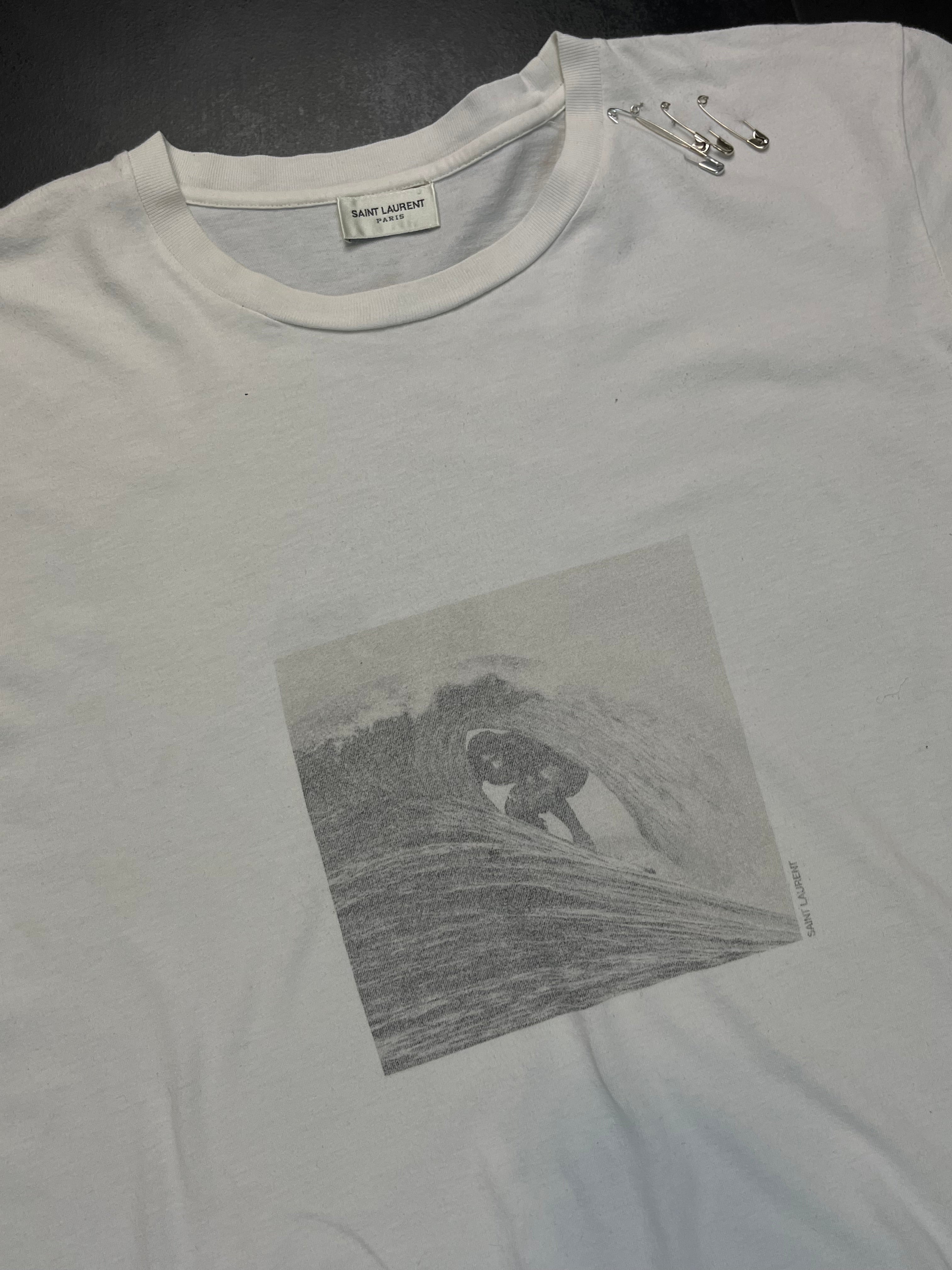 SS20 Saint Laurent Paris Surfer Graphic Tee By Vaccarello