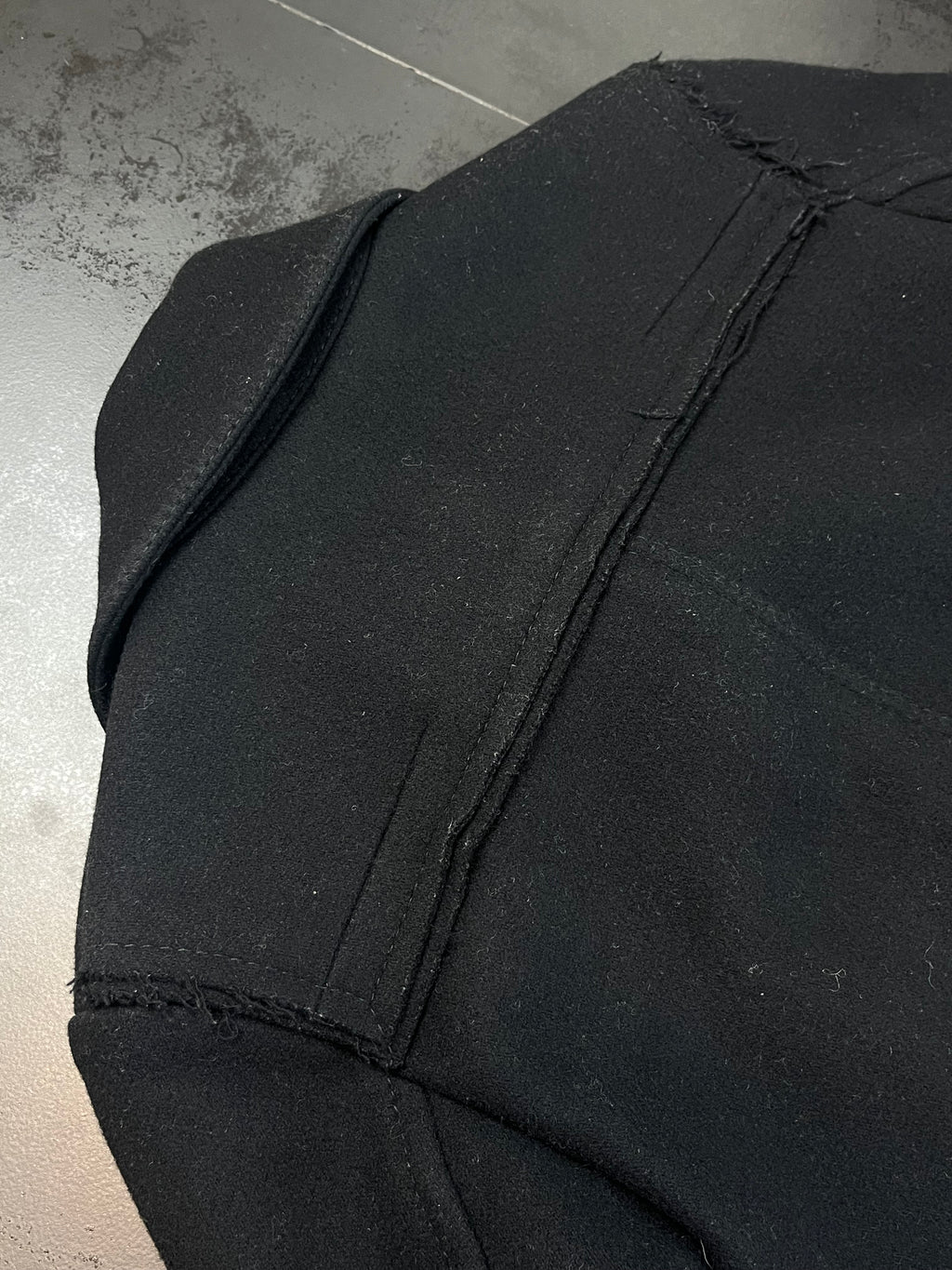AW06 Dior "These Grey Days" Napoleon Duffle Coat By Hedi Slimane