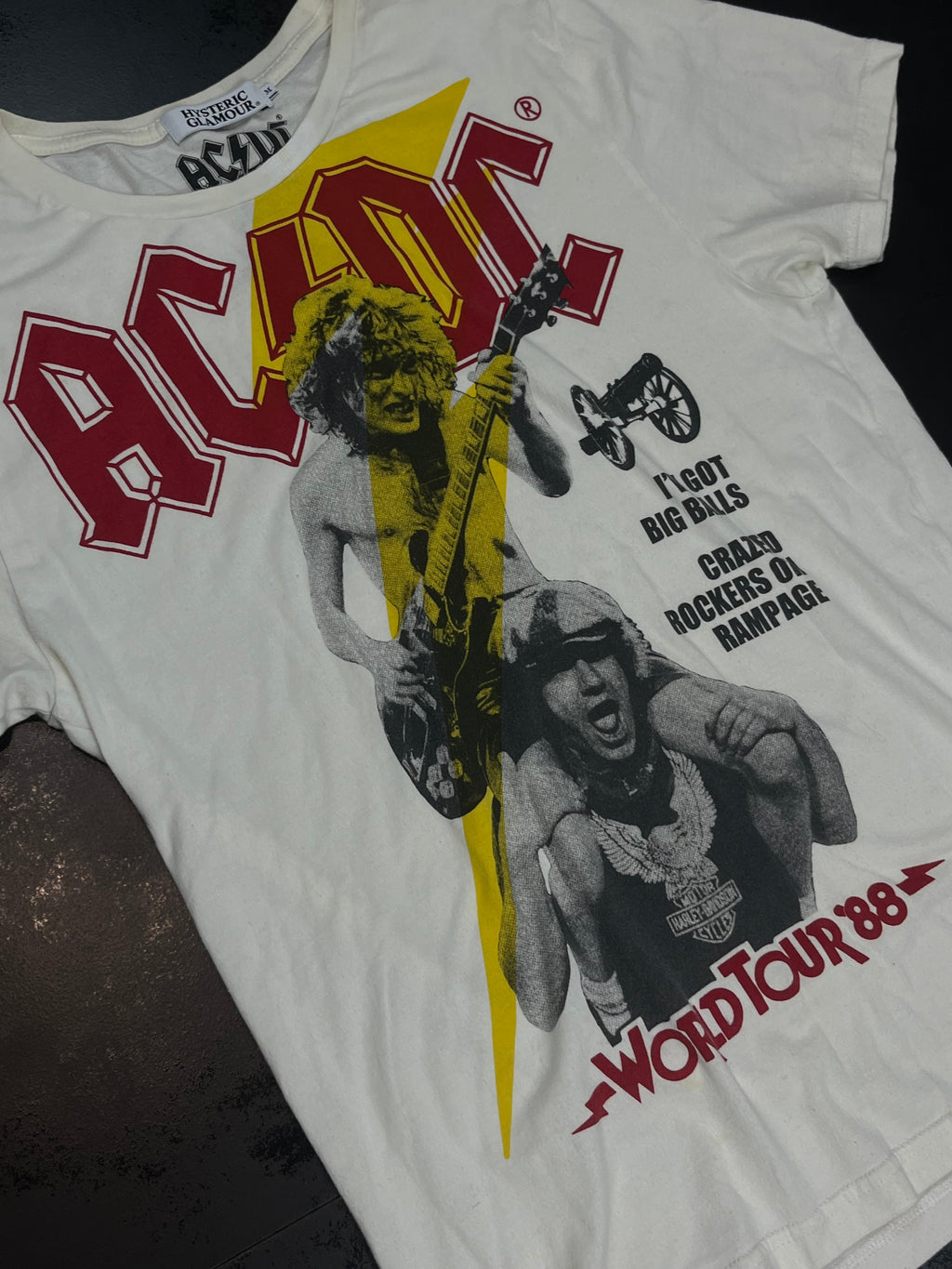 Hysteric Glamour x ACDC Graphic Tee