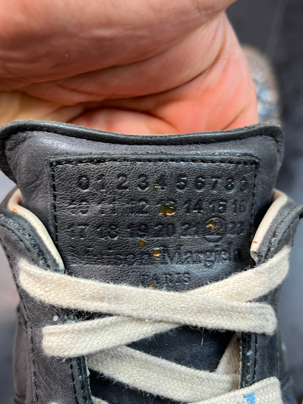 Maison Margiela "Replica" Gats Paint Splatter