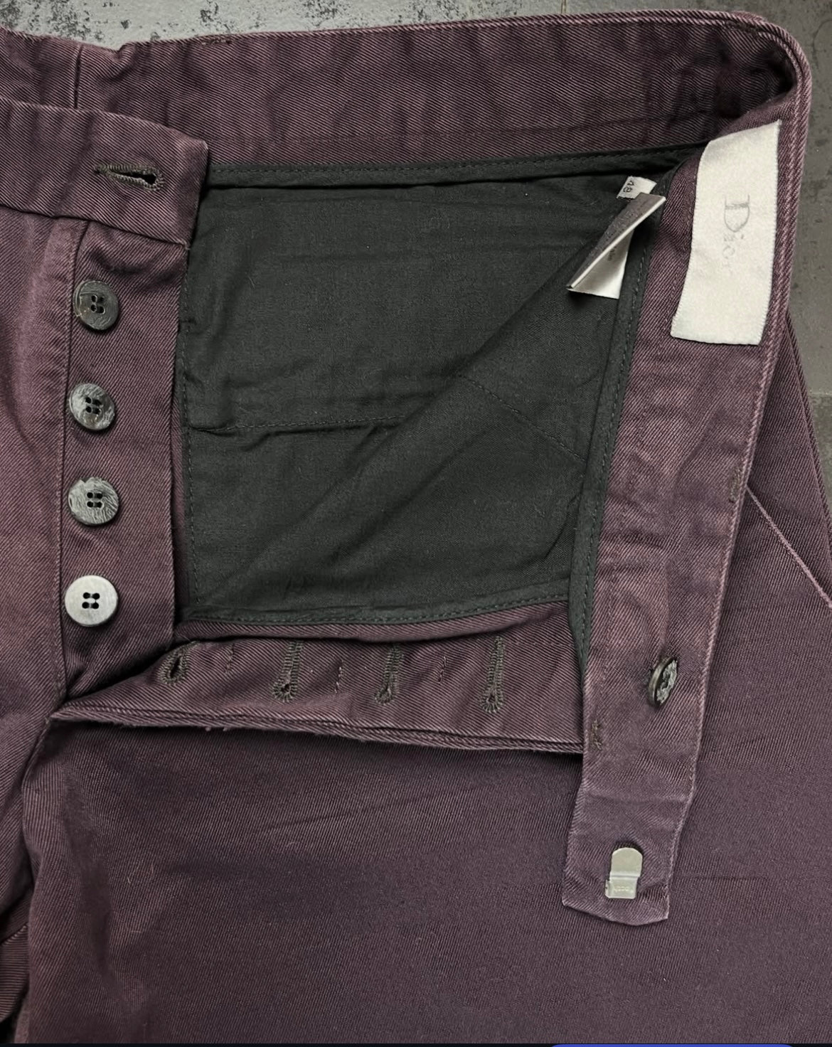 AW08 "Lumiere Du Nord" Whiskered Bootcut Pants By Kris Van Assche