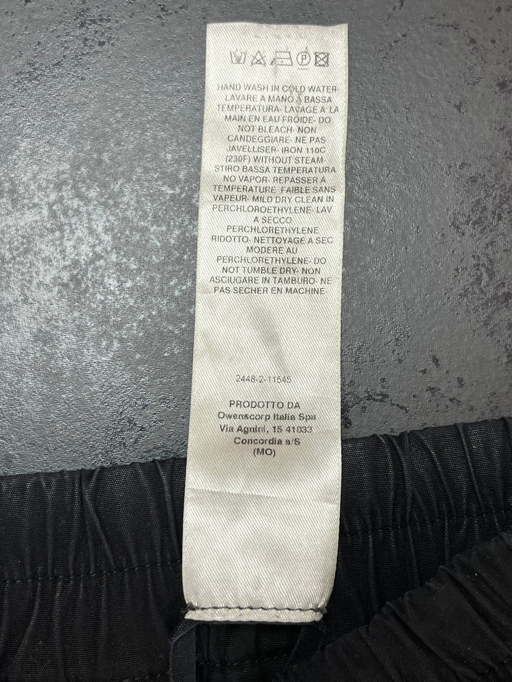 FW18 Rick Owens Drkshdw “Creatch” Cargo