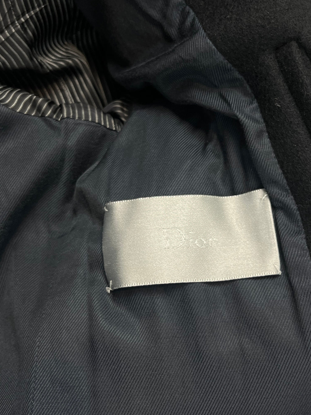 AW06 Dior "These Grey Days" Napoleon Duffle Coat By Hedi Slimane