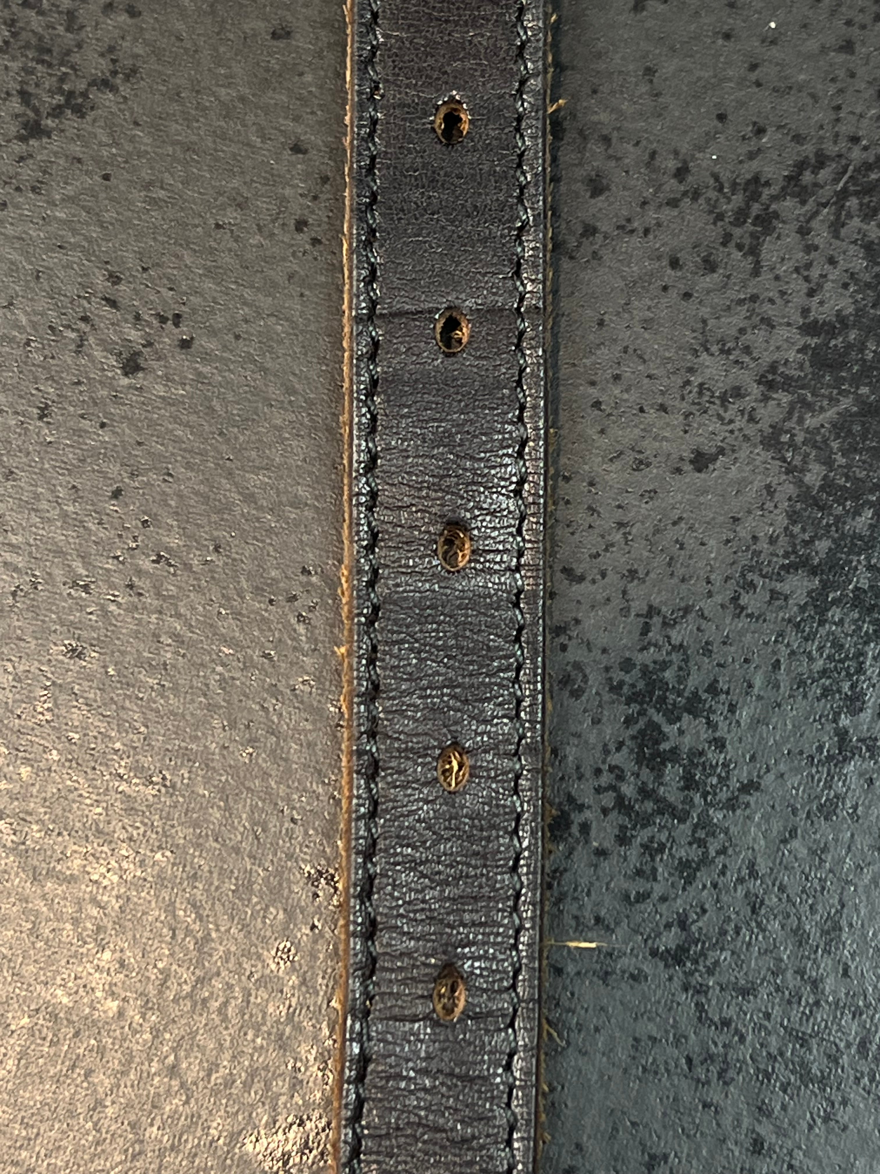 AW15 Saint Laurent Paris Pyramid Studded Belt By Hedi Slimane