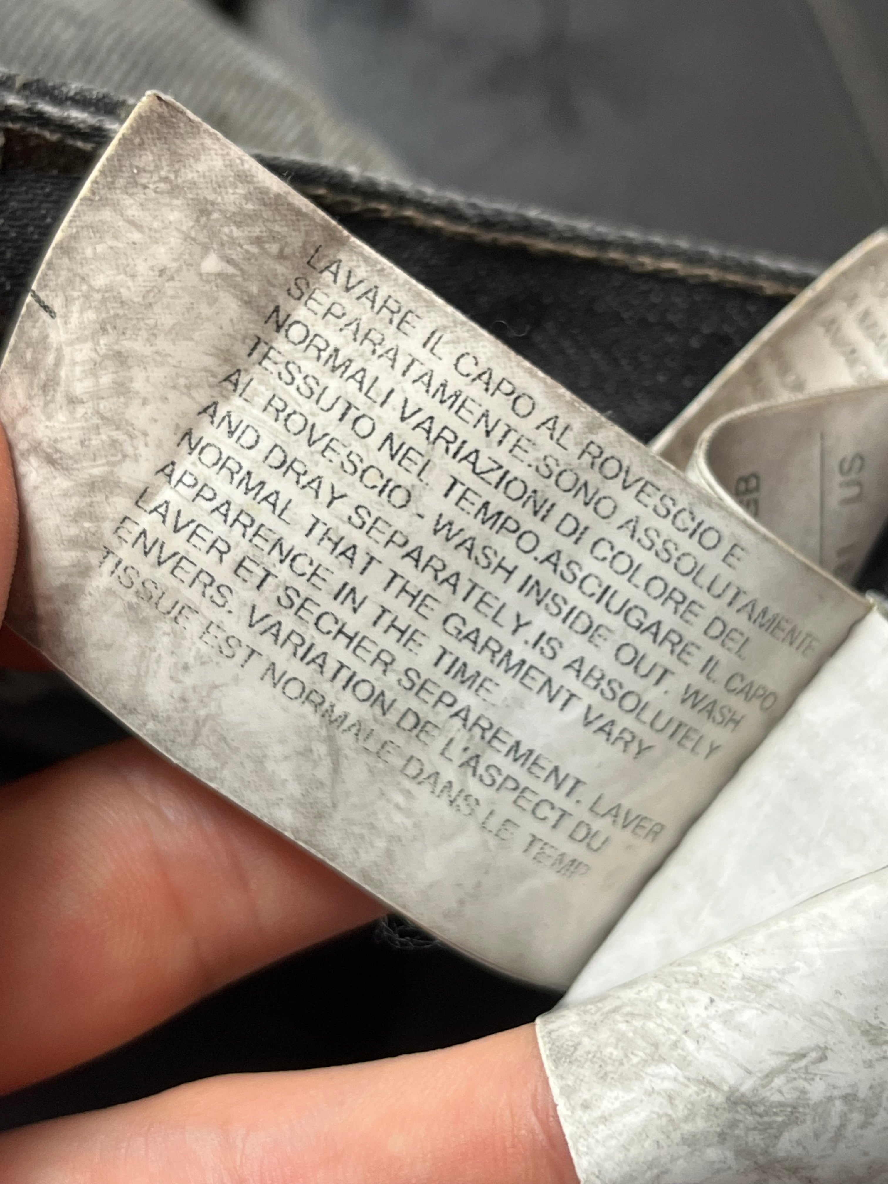 FW15 Rick Owens Drkshdw "Detroit" Overdyed Denim