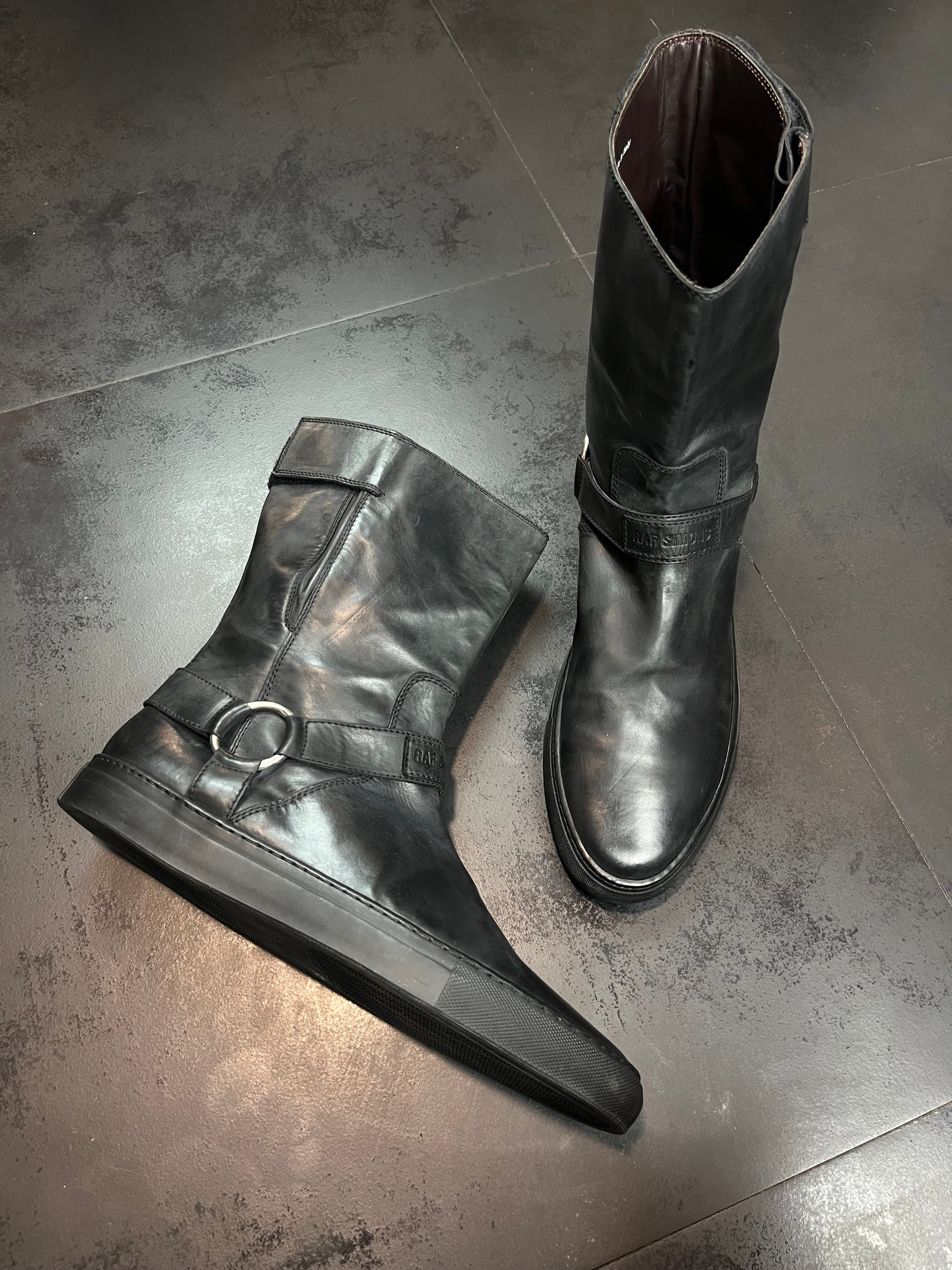 AW10 Raf Simons “Creeper/Harness” Boots