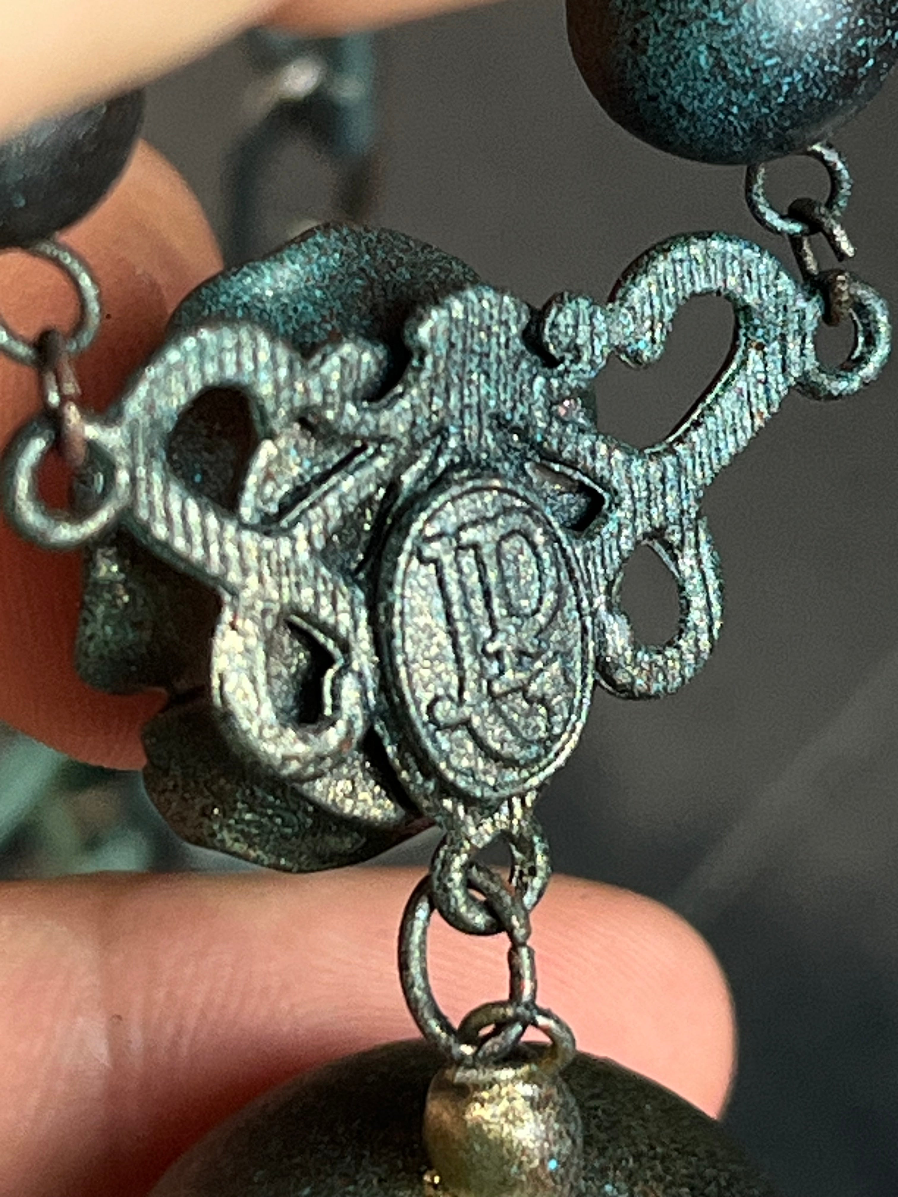 1of1 1994 Jean Pault Gaultier Buffalo-Rose-Skull Rosary