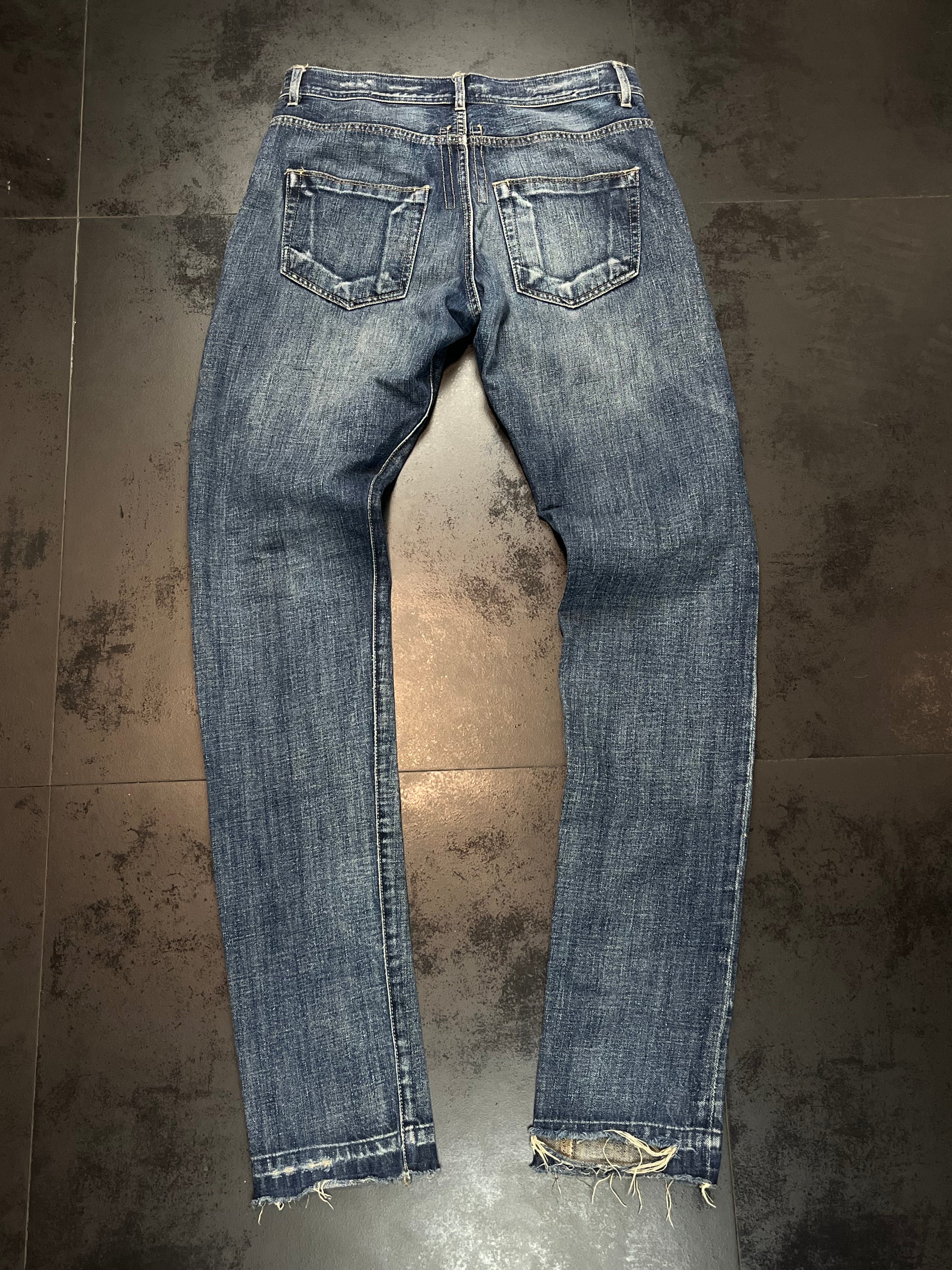 FW08 Rick Owens Drkshdw “Dirty Blue” Detroit Denim