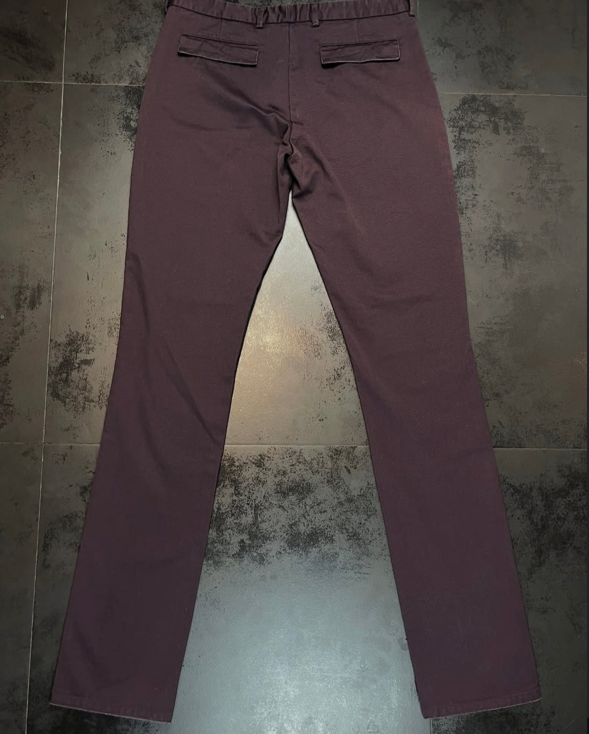 AW08 "Lumiere Du Nord" Whiskered Bootcut Pants By Kris Van Assche