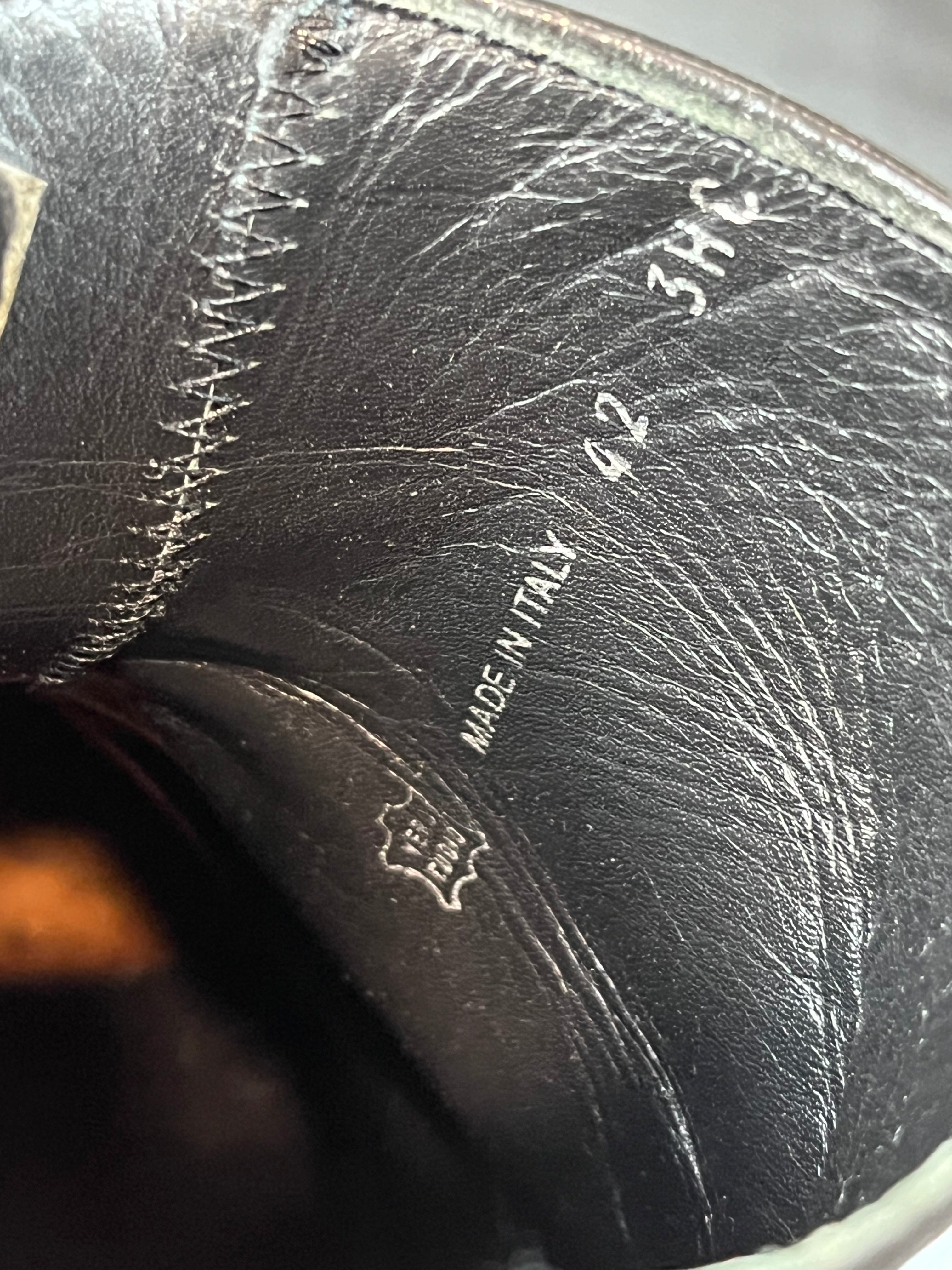 AW03 Dior “Luster” Patent Leather Black Boots