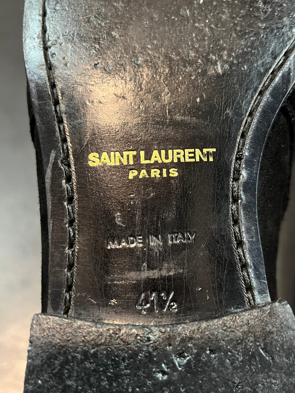 SS14 Saint Laurent Paris “Western Buckle” Boots By Hedi Slimane