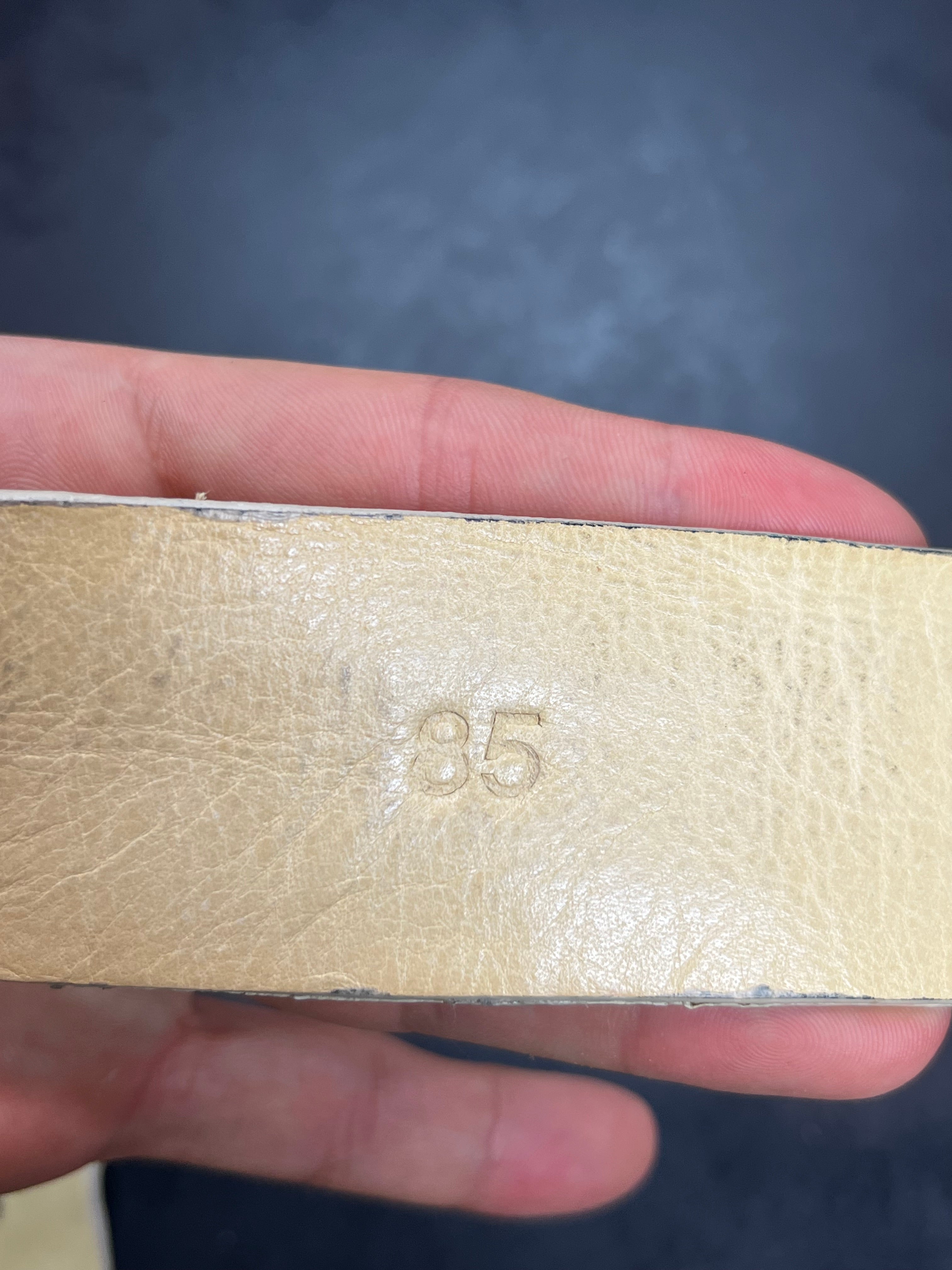 AW09 Maison Margiela Real Python Leather Belt