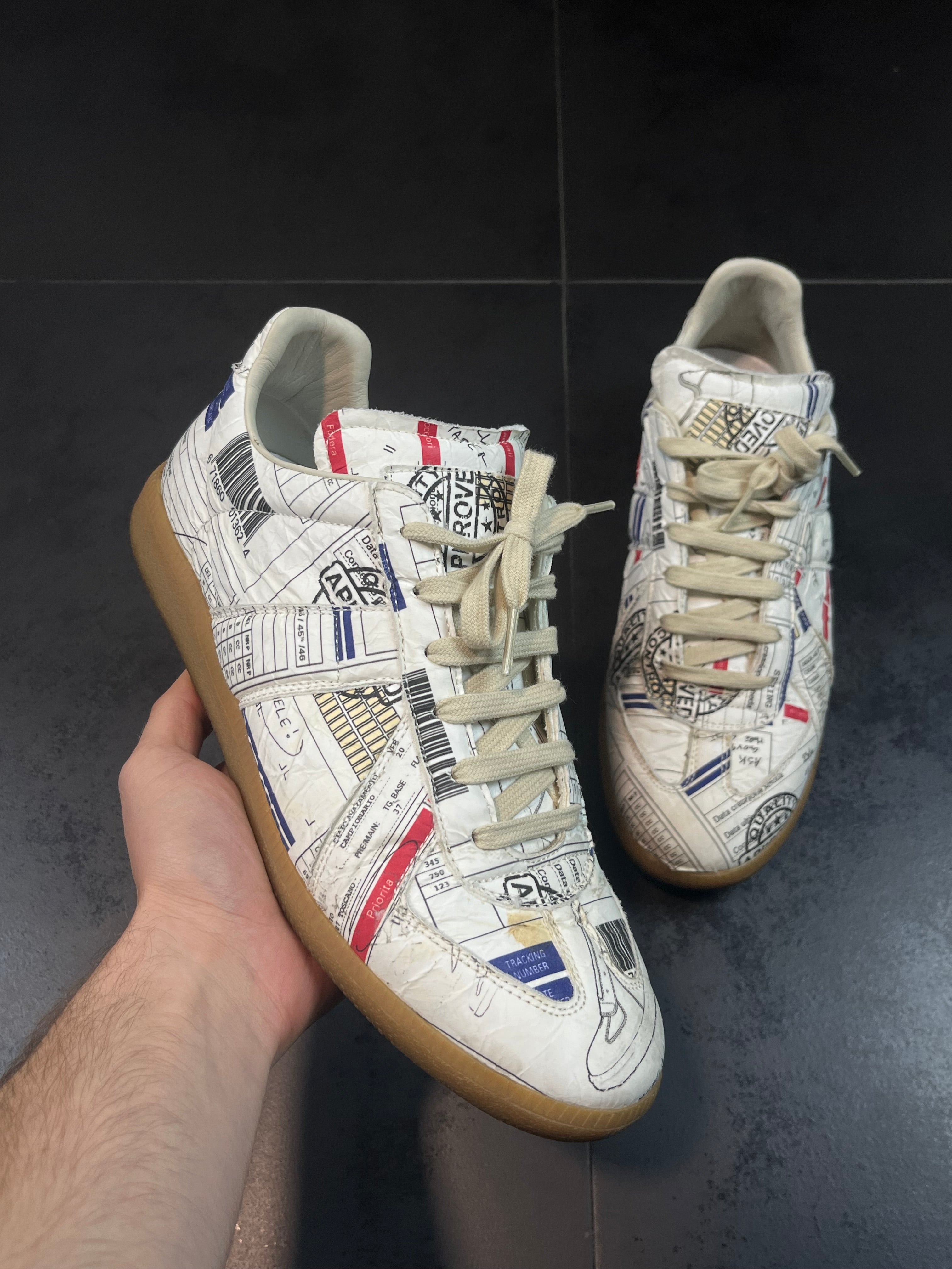 AW17 Maison Margiela “Sample Files” Paper Gats