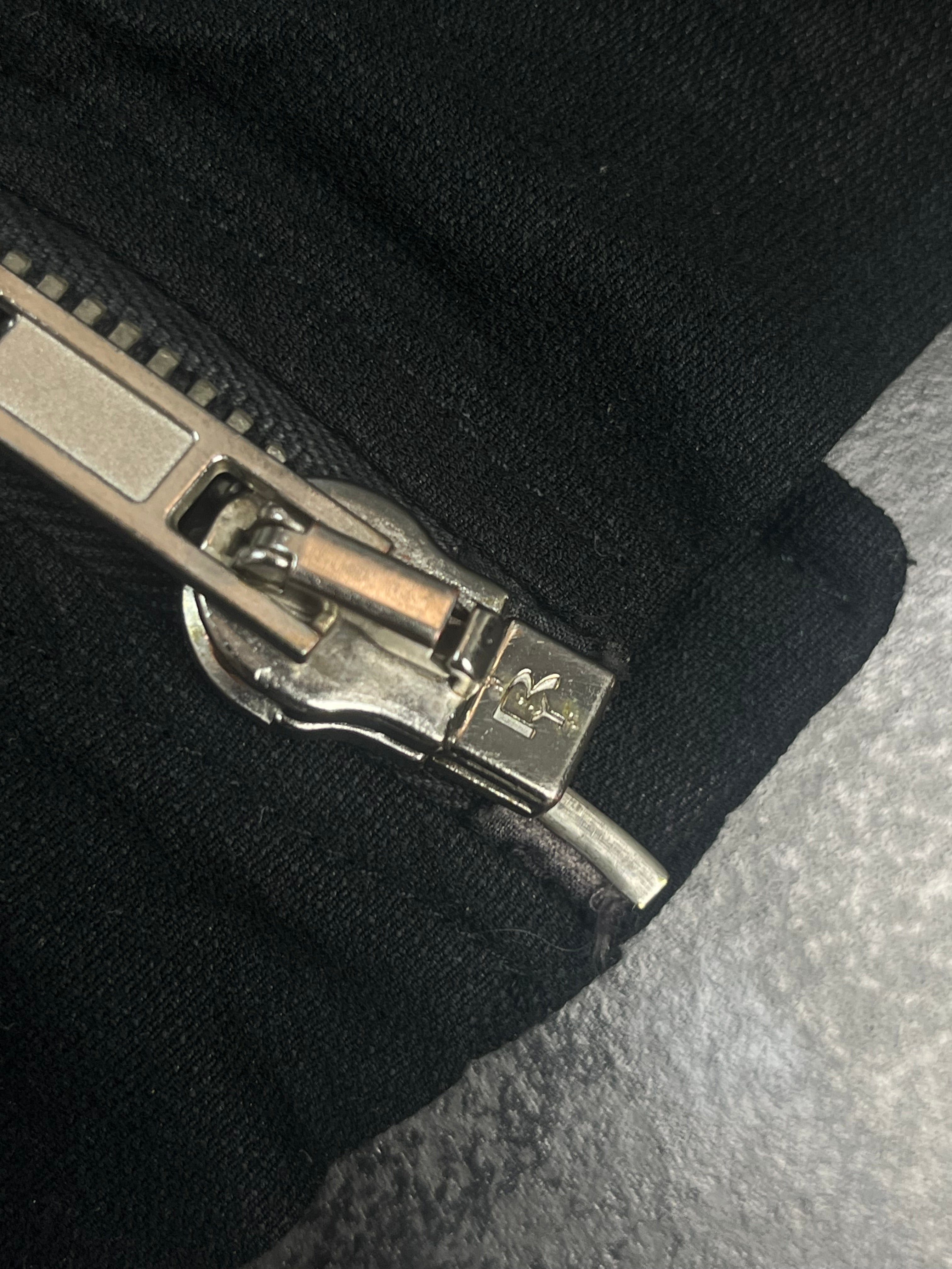 Rick Owens Asymmetrical Zip Waxed Jacket