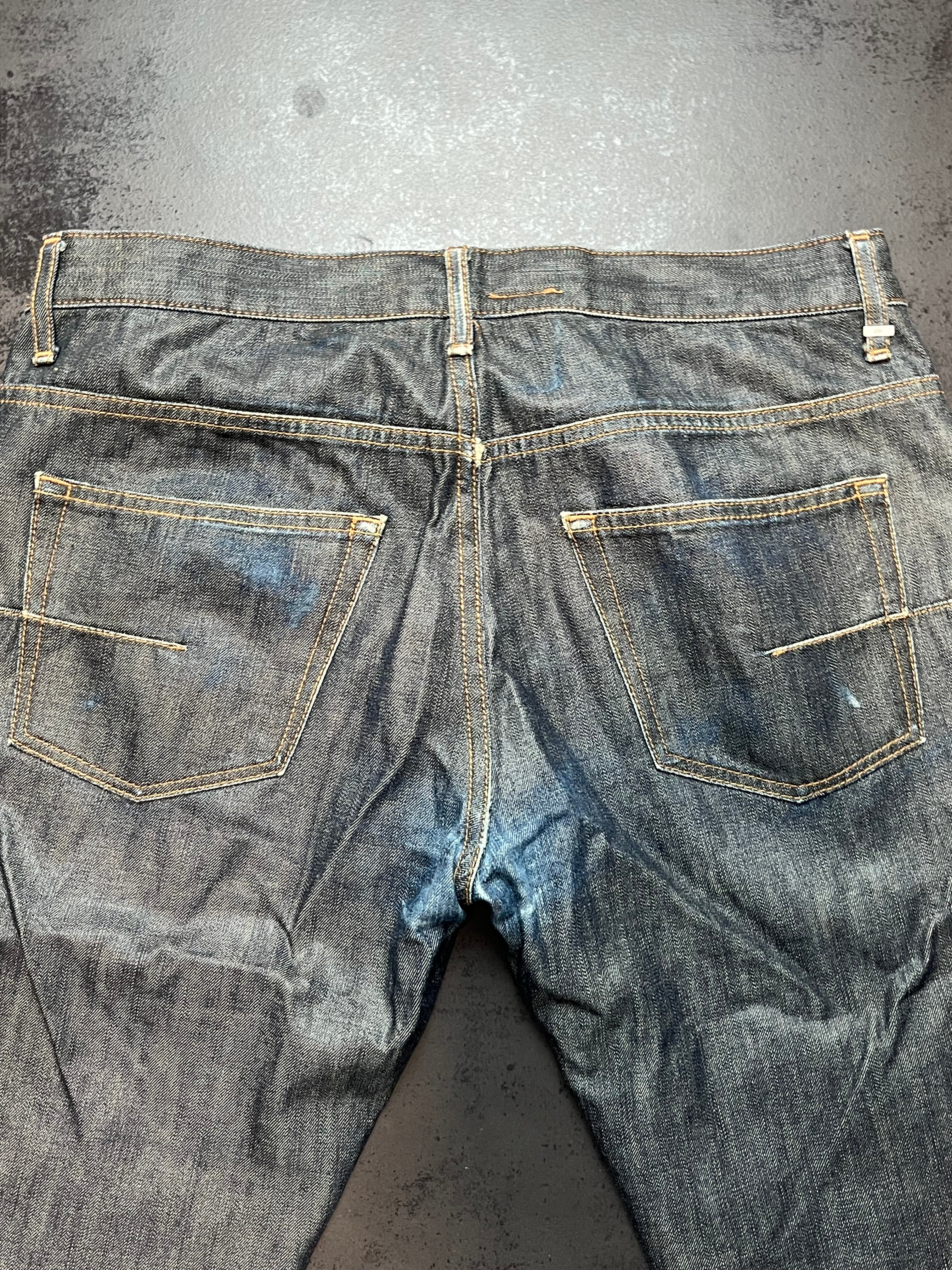 AW06 Dior “Navigate” Waxed Raw Denim By Hedi Slimane
