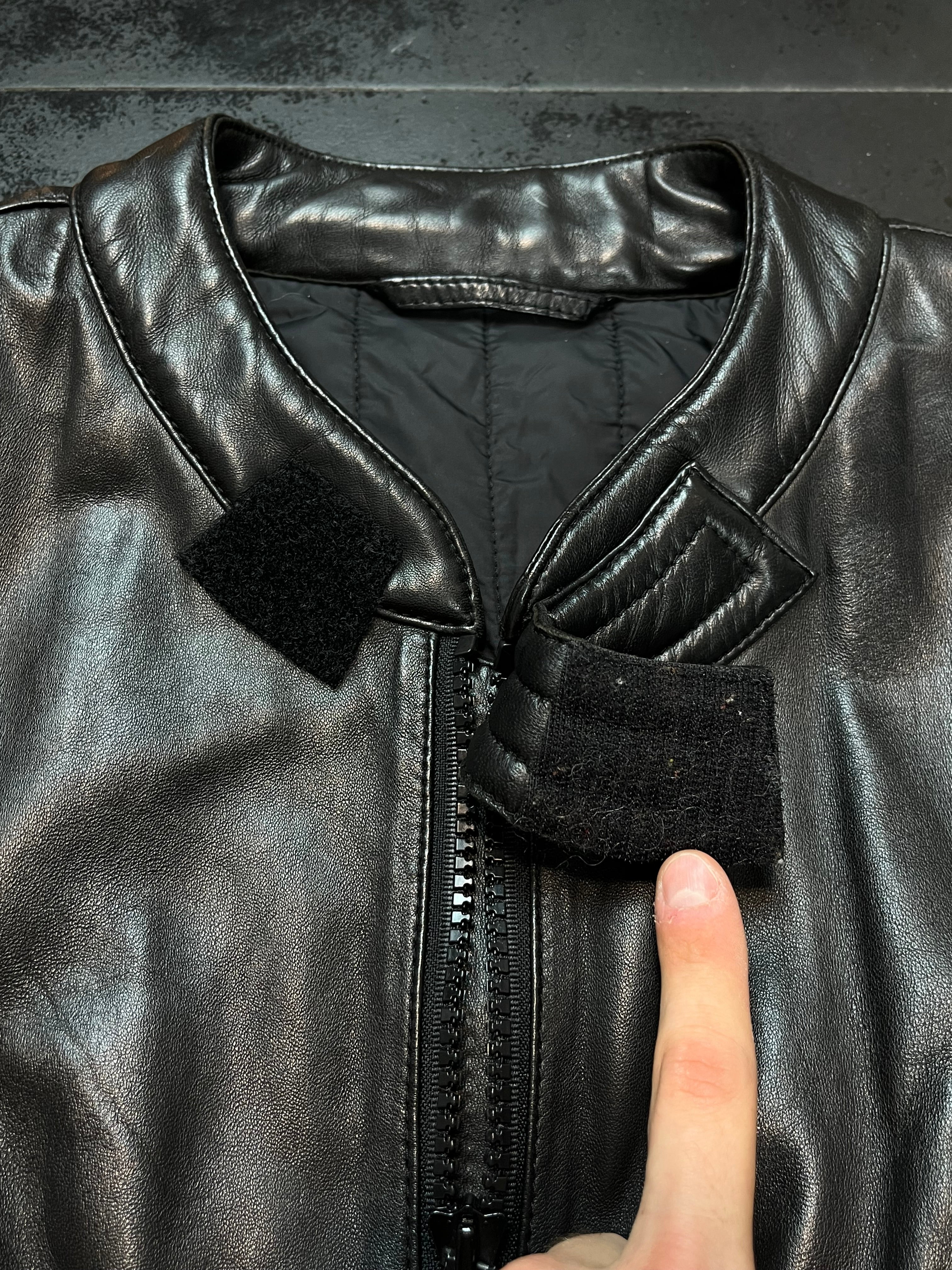 AW11 Maison Margiela 8 zip Rider Leather Jacket