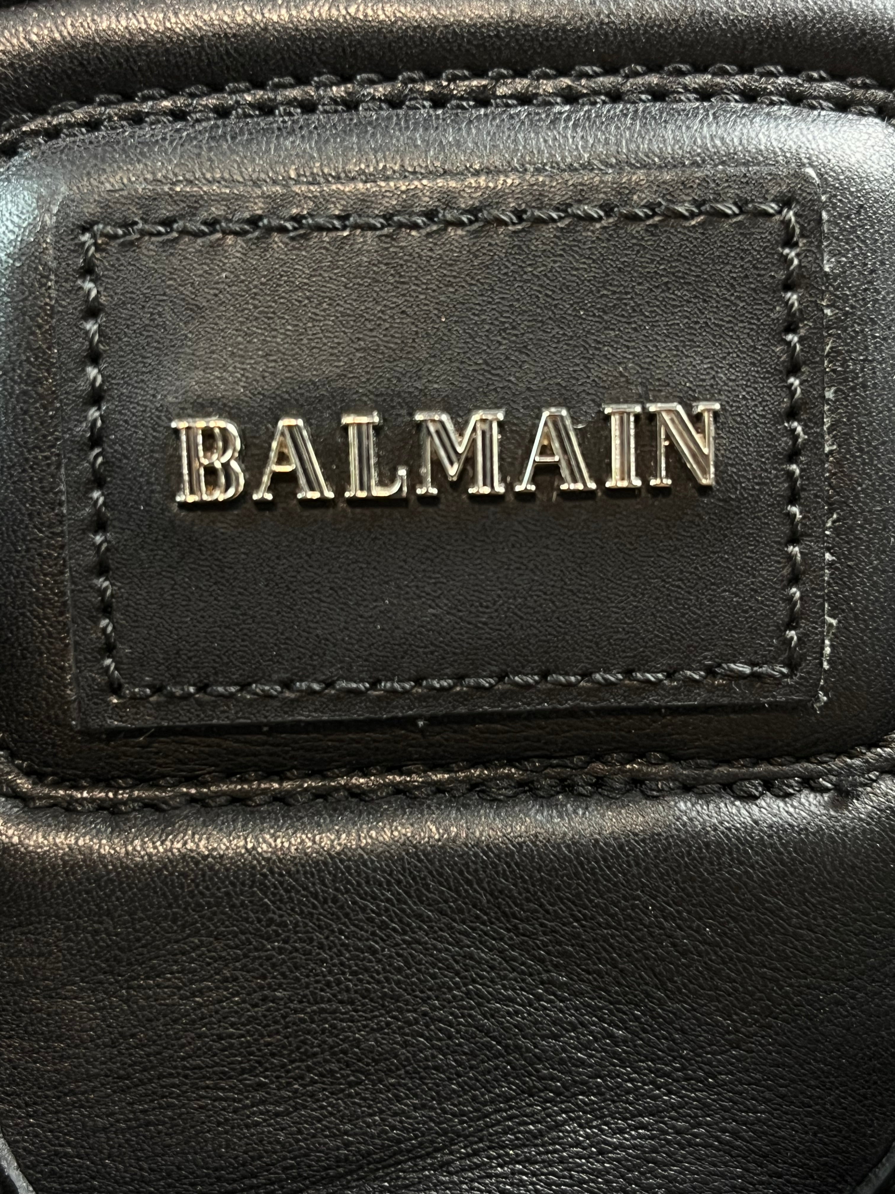 AW11 Balmain “Taiga” Leather Ranger Boots