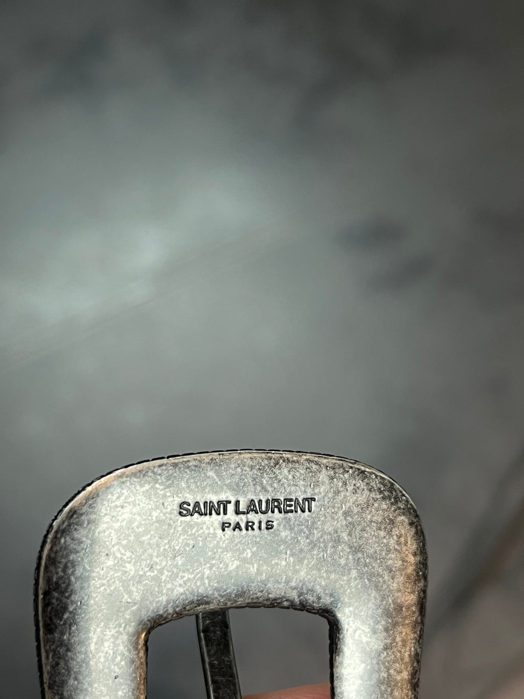 Saint Laurent Double Western Buckle Belt