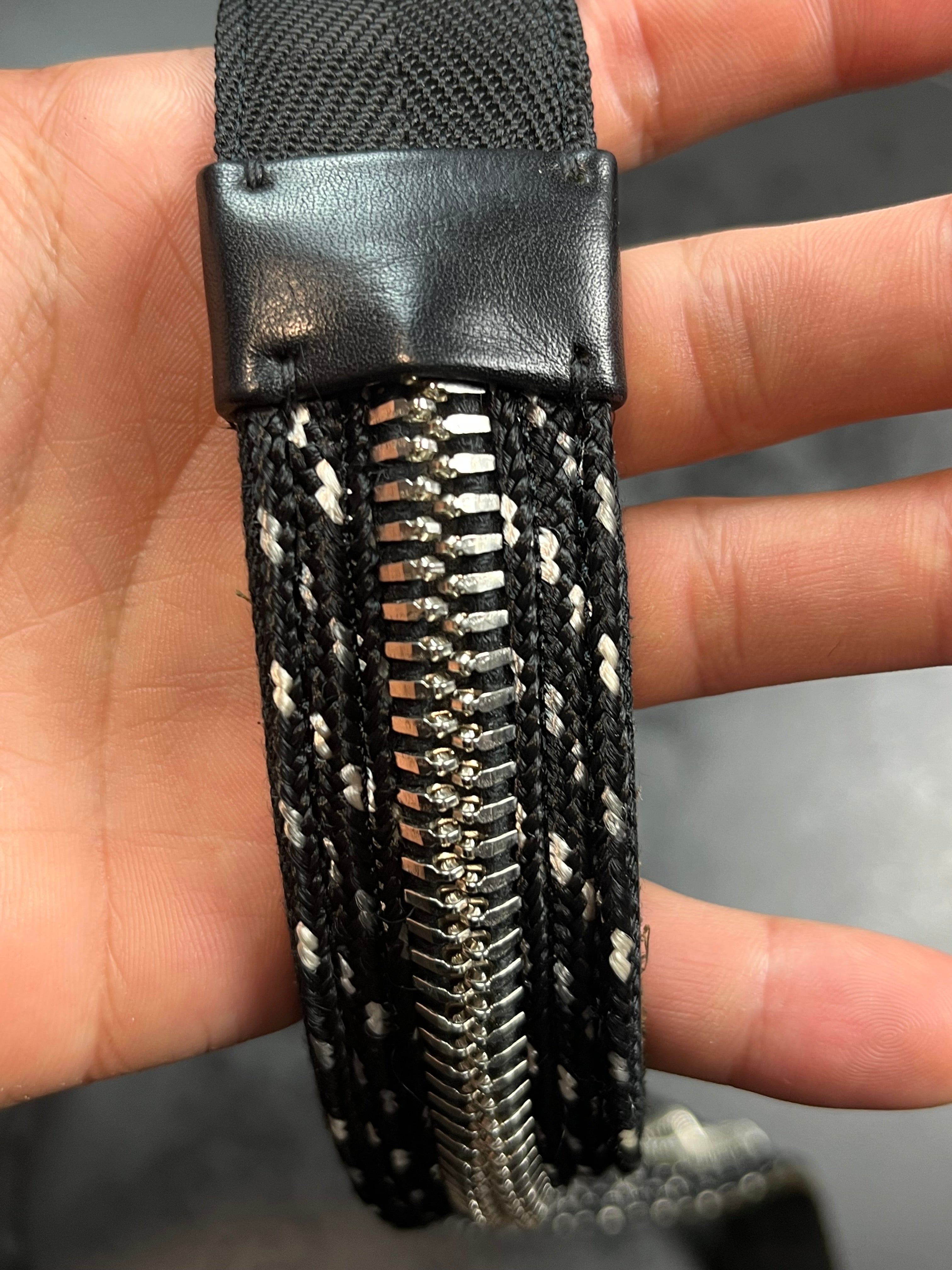 AW10 Balmain Zipper Belt By Decarnin