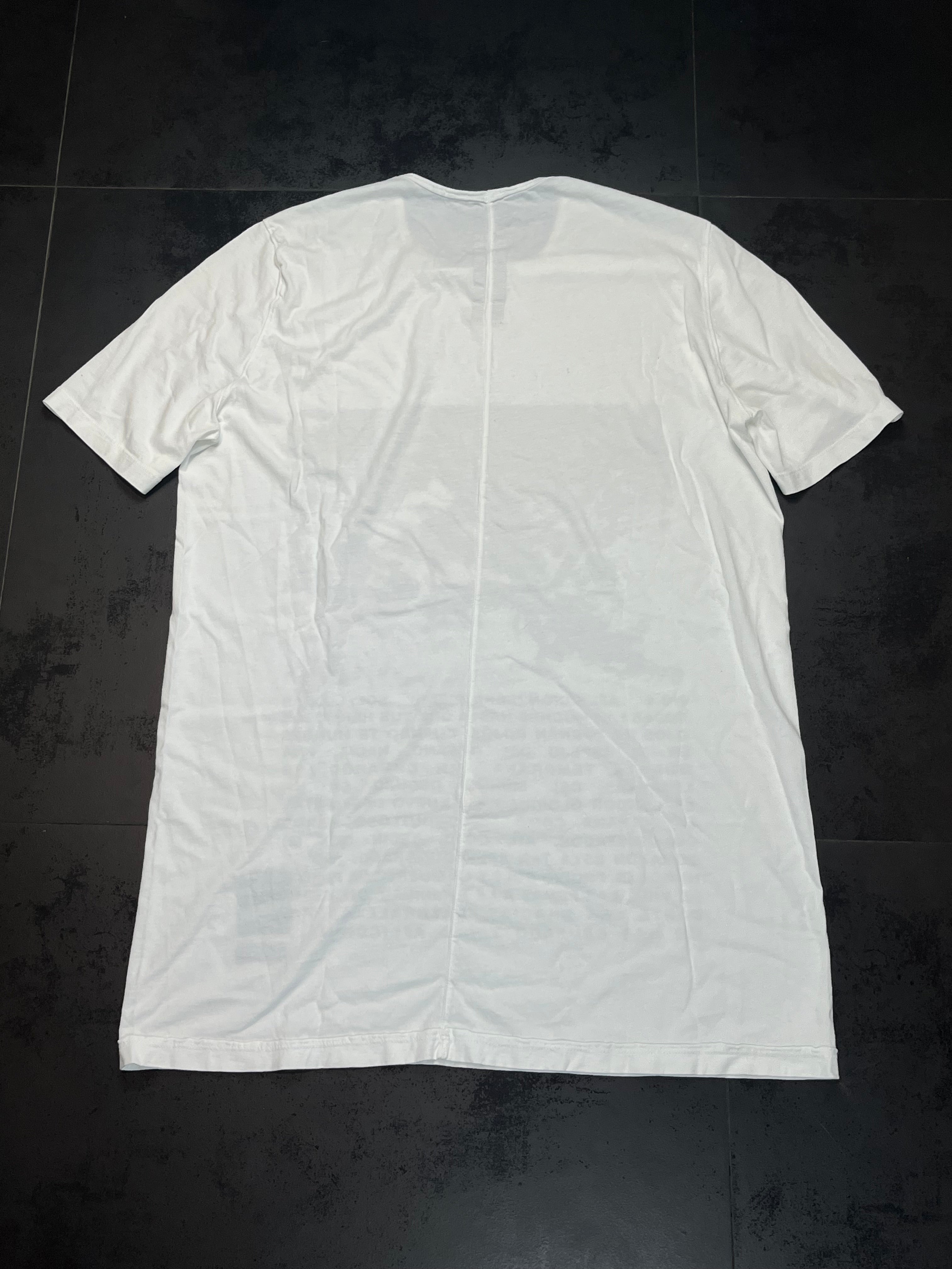 SS20 Rick Owens Drkshdw Richard Wagner Afflición Jumbo Level Tee