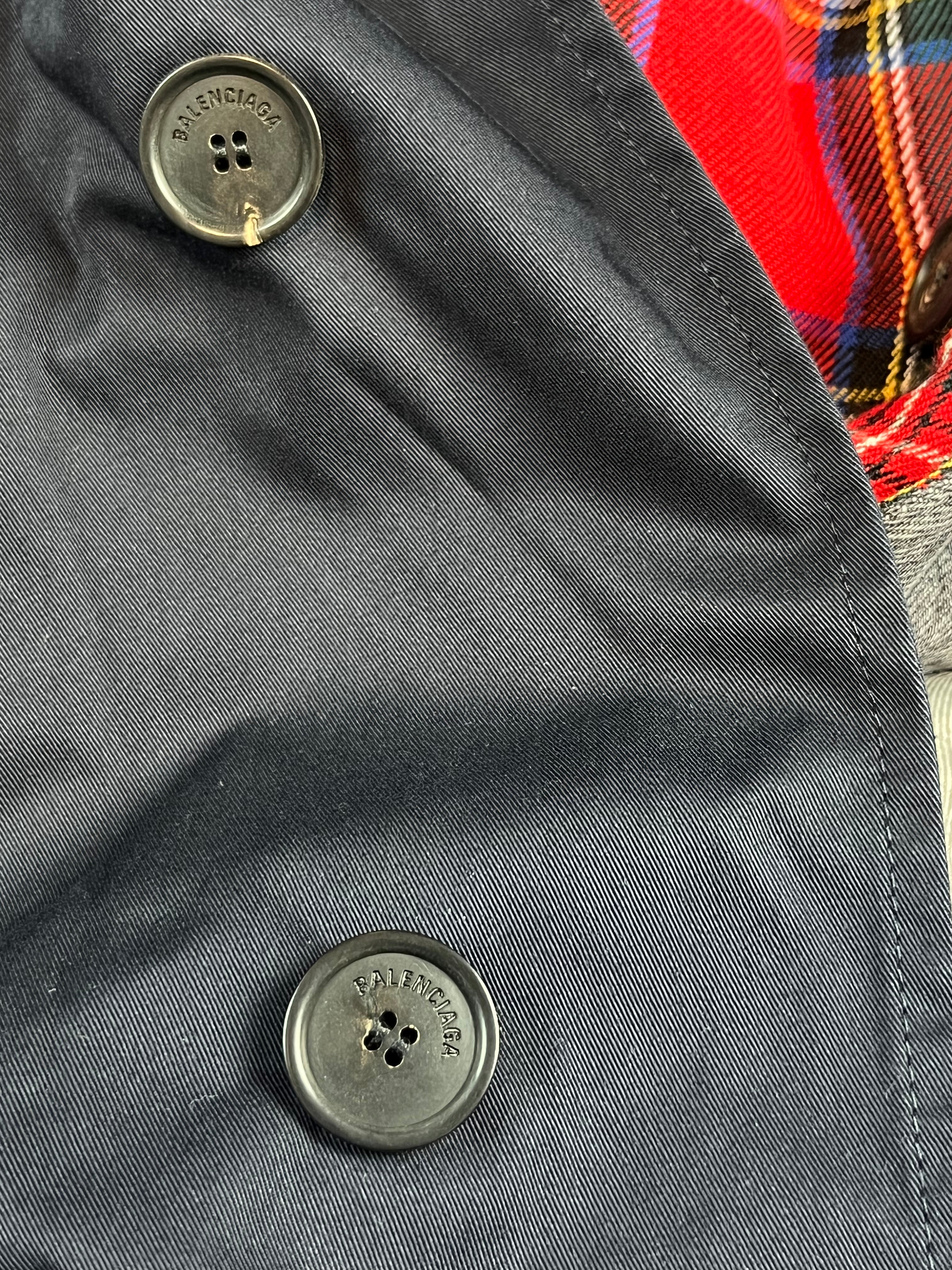 AW17 Balenciaga Hybrid Trenchcoat/Denim Jacket By Demna Gvasalia